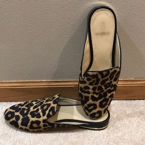 Michael Kors leopard mules